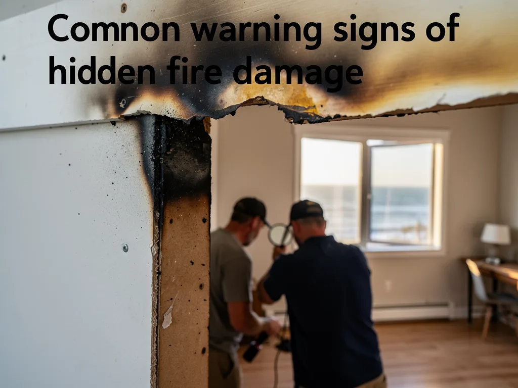 Common warning signs of hidden fire damage
