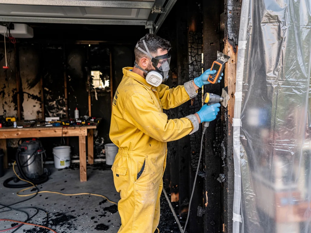 Garage Fire Cleanup